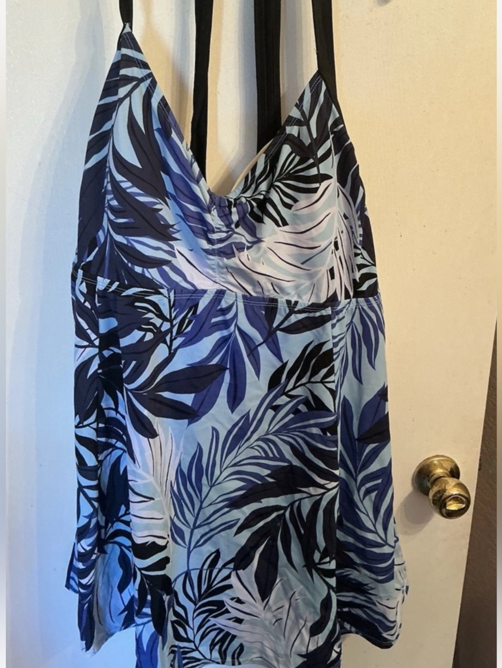 Avenue Womens Swim Dress Plus Size 26 Multi-Color Floral One Piece Swim Suit